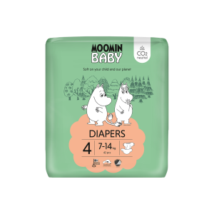 Moomin Baby Βρεφικές Πάνες Νο4 (7-14kg) 42τμχ