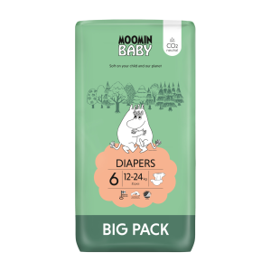 Moomin Baby Βρεφικές Πάνες Νο6 Big Pack (12-24kg) 51τμχ