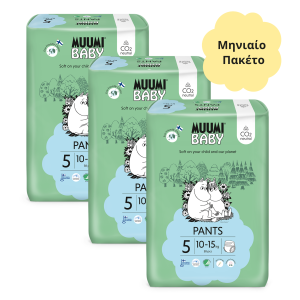 Muumi Baby Πάνες Βρακάκι Μηνιαίο Πακέτο Νο5 (10-15kg) 114τμχ