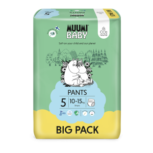 Muumi Baby Πάνες Βρακάκι Νο5 Big Pack (10-15kg) 54τμχ