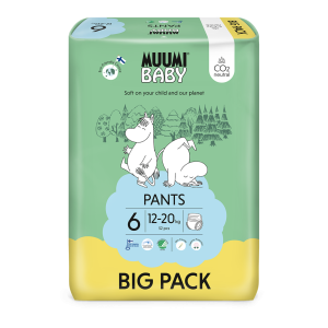 Muumi Baby Πάνες Βρακάκι Νο6 Big Pack (12-20kg) 52τμχ